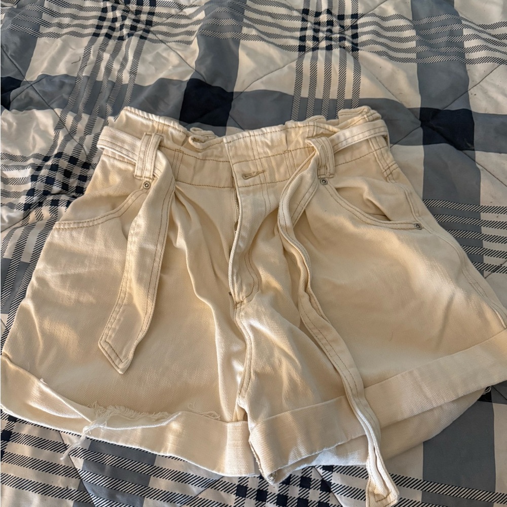 We the Free paper bag shorts